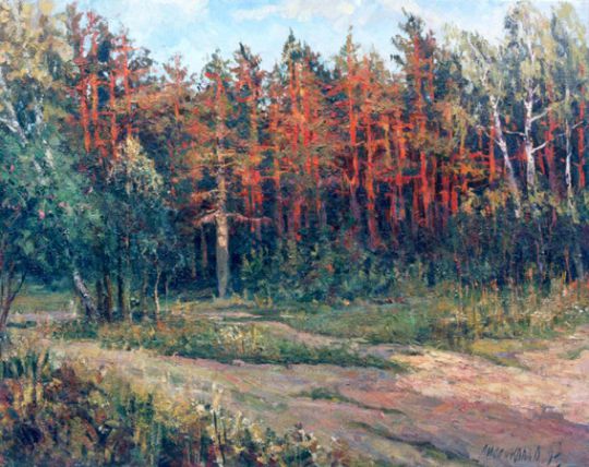 Russia : On a wood edge