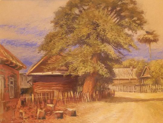 Russia : Belarus. The village, which was formerly the messuage of the artist Stanislav Zhukovsky