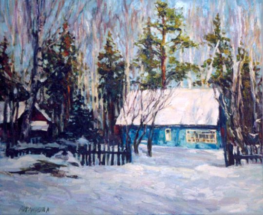 Russia : Winter day